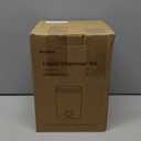 1 Glass Laundry Detergent Dispenser with Black Bamboo Lid - 120 Oz Liquid Detergent, Laundry Soap & Fabric Softener Dispenser for Laundry Room Organization and Storage with 1 Cups & 4 Labels