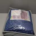 ALANSMA Reversible Weighted Blanket for All Season, Luxury Velvet, Warm and Cool, Adult 10Lb Blue Weighted Blanket, Enjoy Sleeping Anywhere(Blue,48"x72" 10lbs)