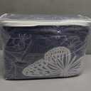 Yogeneg King Size Quilt Set,White Butterfly Botanical Pattern Blush Grey Bedding Set,3 Piece Lightweight Soft Summer Bedspread Coverlet with 2 PIillow Sham for All Season(Butterfly,110"x96")