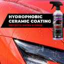 SHINE ARMOR Fortify Quick Coat: 3-in-1 Complete Detailing Spray - Car Wax, Waterless Wash and Ceramic Coating - Paint Protection for Cars, Trucks, Bikes and SUVs, Made in USA, 16floz