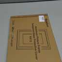 Heimlove 8x12 Aluminum Metal Frame, Black Photo Frame 6x8 with Mat or 8x12 Without Mat for Table Top Display and Wall Mounting, Wall Hook Hanging Hardware Included