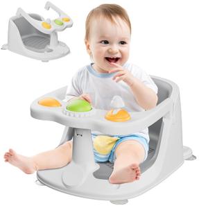 Baby Bath Seat for Babies 6 Months & Up  Bath Seats for Babies Sitting up, NonSlip Toddler & Infant Bath Seat Comfortable Baby Bath Chair