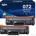 072 Black Toner Cartridges - for Canon 072 CRG072 072H for Canon ImageCLASS MF284dw MF289dw MF287dw LBP172dw Series Printer,2 Pack (with Chip)