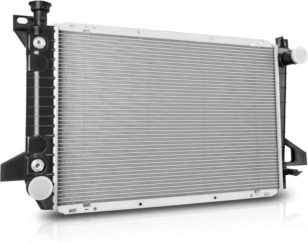 DWVO Radiator Compatible with Ford F-150 F-200 F-250 F-250 HD F-350 Bronco 5.0L 5.8L V8 DWRD1083