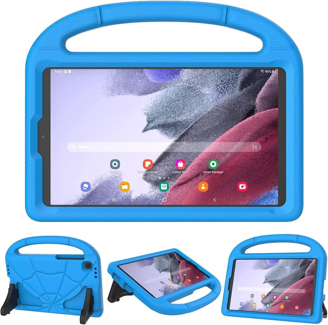 Kids Case for Samsung Galaxy Tab A11/A9 8.7 Inch 2025/2023 | Lightweight, Durable, Shockproof, Easy to Carry, Kids-friendly Hight Quality EVA Cover with Handle Stand, Blue
