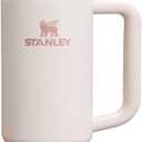 Stanley Quencher H2.0 Tumbler with Handle and Straw 30 oz | Flowstate 3-Position Lid | Cup Holder Compatible for Travel | Insulated Stainless Steel Cup | BPA-Free | Rose Quartz 2.0