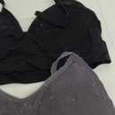 GXXGE 4Pack Nursing Bra for Breastfeeding Maternity Bras Push Up Silk Seamless Pregnancy Bralette Underwear M