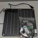 ECO-WORTHY 10W Solar Car Battery Charger Maintainer 12V Waterproof Portable Solar Trickle Charger for Car Truck Boat Lawn Mower RV Trailer Tractor ATV Utility Vehicle Battery