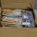 Metal Wedding Arch Stand,Set of 2 Gold Curved Top Arch Backdrop Stand Wedding Arches for Ceremony Birthday Anniversary Baby Shower Floral Stand Background Decoration (Gold,7.8FT & 6.7FT)