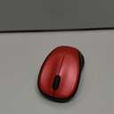 Logitech M317 Wireless Mouse, 2.4 GHz with USB Receiver, 1000 DPI Optical Tracking, 12 Month Battery, Compatible with PC, Mac, Laptop, Chromebook - Red