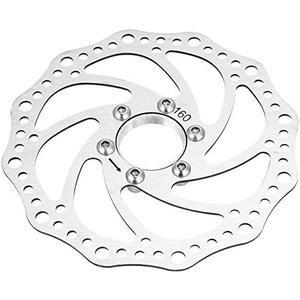 160mm Disc Brake Rotor with 6 Bolts,Stainless Steel Bicycle Rotors for Road Bike, Mountain Bike, MTB, BMX, Set of 2 160mm Disc Brake Rotor with 6 Bolts,Stainless Steel Bicycle Rotors for Road Bike, Mountain Bike, MTB, BMX, Set of 2