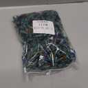 500 Pieces Christmas Replacement Bulbs Christmas Mini Light Bulbs 2.5 V 0.425 Watt 0.17 Ampere Replacement Mini Bulbs for String Lights Outdoor Decorations Supplies (Green Base Colorful Bulb)