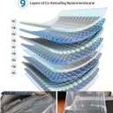 Vacuum Storage Bags for moving, Vacuum Seal Bags for Memory Foam, Latex, Clothing & Bedding, Space Saver Bags for Organization and Storage (XXX-Large)