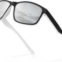 Polarized Sunglasses for Men Women, Lightweight Square Mens Sunglasses UV Protection for Driving Fishing Golf