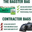 BAGSTER 3CUYD Dumpster in a Bag holds up to 3,300 lb, Green