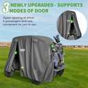 10L0L Heavy Duty 650D Golf Cart Cover for 2/4/6 Passengers EZGO, Club Car and Yamaha, All Weather Outdoor Protection Weatherproof