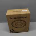 Dog Water Bowl 1.5Gal/5.6L Stainless Steel No Spill Water Bowl for Dogs Spill Proof Slow Drinking Dog Water Feeder with Anti-Slip for Medium Large Messy Drinkers