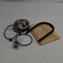 handrong Elevated Cat Bowls Elevated,4 Heights Raised Cat Food Bowl for Indoor Cats with 5 Steel Bowls for Kitten Puppy Small Dogs