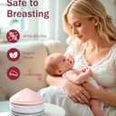 3 x Washable Nursing Pads 6 PCS Reusable Breast Pads for Breastfeeding Soft and Super Absorbent Nipple Pads with Laundry Bag & Travel Storage Bag for Postpartum Essentials - 4.7inch (Contoured Shape, 6PCS)