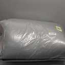 Ophanie Round Rug 7Ft Grey Circle Area Rugs, Large Fluffy Fuzzy Living Room Carpet 7 foot, Plush Shag Solid indoor Floor Gray Bedroom Christmas Circular Aesthetic Decor for Kids Teen Boys Baby,Nursery