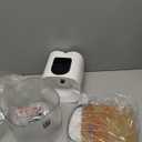 Romiromi 7L 2-in-1 Automatic Cat Feeder with Camera and Water Fountain Dispenser 1080P HD Video 2.4G&5G WiFi Timed Auto Feeder with APP Control,Multiple Cats, Detachable for Easy Clean-White