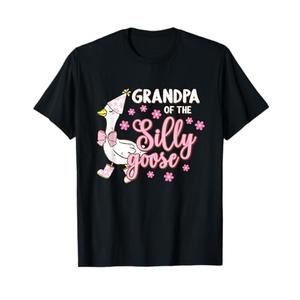 Grandpa Of The Silly Goose First Birthday Family Matching T-Shirt 3XL