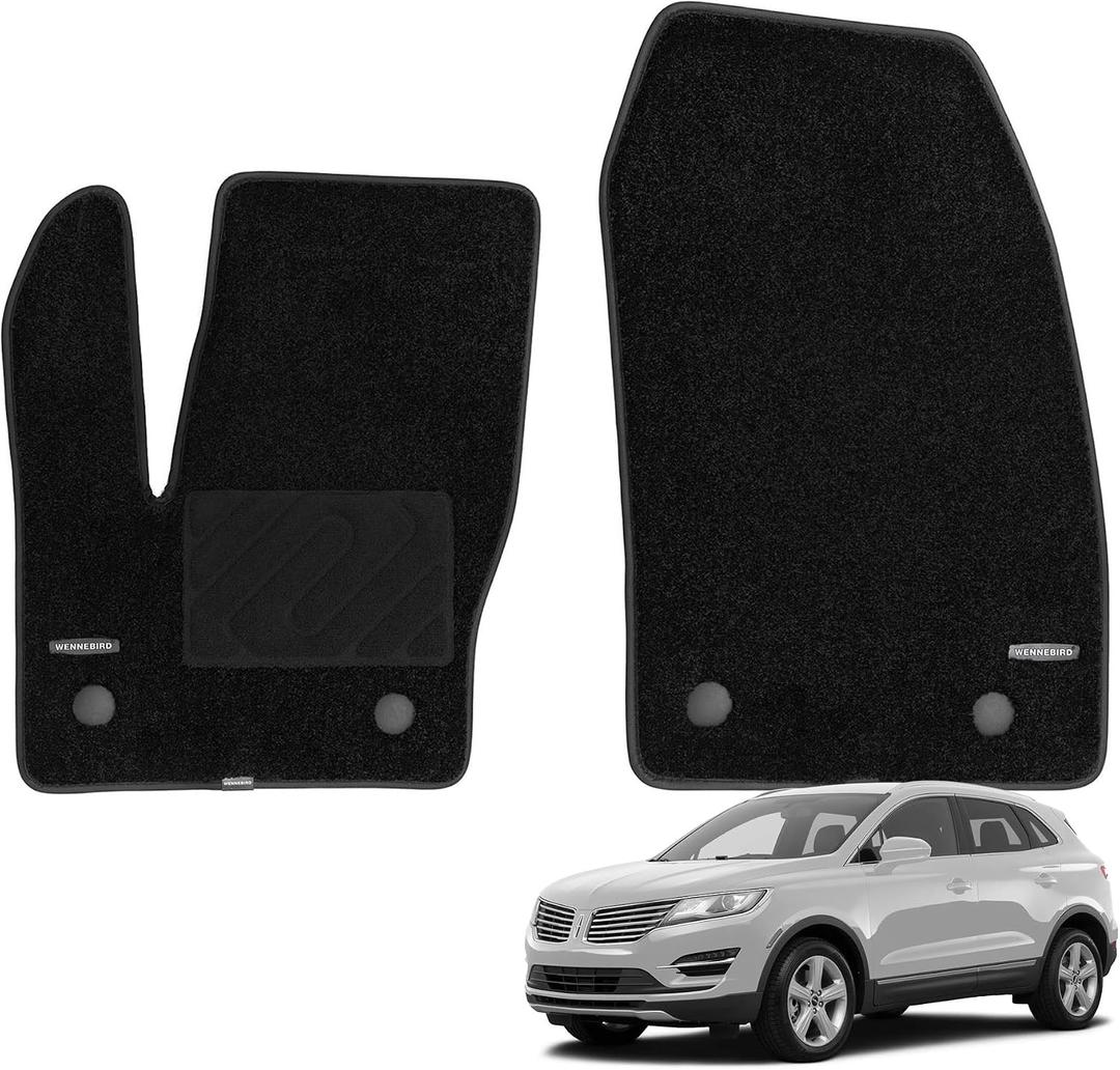 WENNEBIRD Superior Carpet Floor Mats for 2015-2019 Lincoln MKC, 0.6 Inch Thickness Rugs