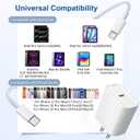 iPad Fast Charger,2Pack iPad Pro Charger 10FT Long USBC to C Cable Cord 20W USB C Charger i-Pad Charging Block for iPad 10,i-Pad Mini 6/7,iPad Air/iPad Pro 13/12.9/11inch 2020/2021/2022/2024