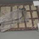 FramePro School Years Picture Frame Pre K to 12 Wooden Graduation Gift Collage Frame with Stand Easel, Displays One 4x6 and Twelve 2x3 Wallet Photos