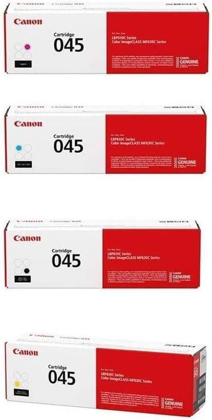 Canon CRG-045 4-Color Complete Toner Cartridge Set Canon CRG-045 4-Color Complete Toner Cartridge Set