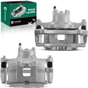 2 x Set of 2 Front Brake Caliper Assembly Replacement for Chrysler 200 Cirrus Sebring Jeep Compass Patriot Dodge Avenger Caliber