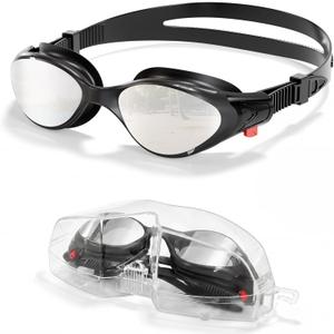 Aegend Swim Goggles, No-Leaking Anti-Fog Swimming Goggles for Adult Men Women