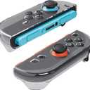 FANPL Case for Nintendo Switch 2 Joycon Controller, Protective Cover for Joycons 2 Hard Shell, Ergonomic Design & Comfortable and Easy Installation - Clear