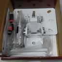 Universal Projector Ceiling Mount Low Profile Projector Mount w/Retractable Arms and Multiple Adjustment Function PR14W