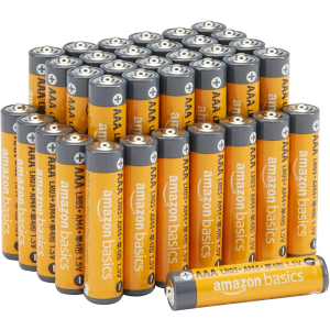 Amazon Basics AAA Alkaline High-Performance Batteries, 1.5 Volt, 10-Year Shelf Life, 36 Count (Pack of 1)