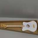 Loog Mini Acoustic kids Guitar for Beginners 3-strings Ages 3+ Learning app and lessons included (White)