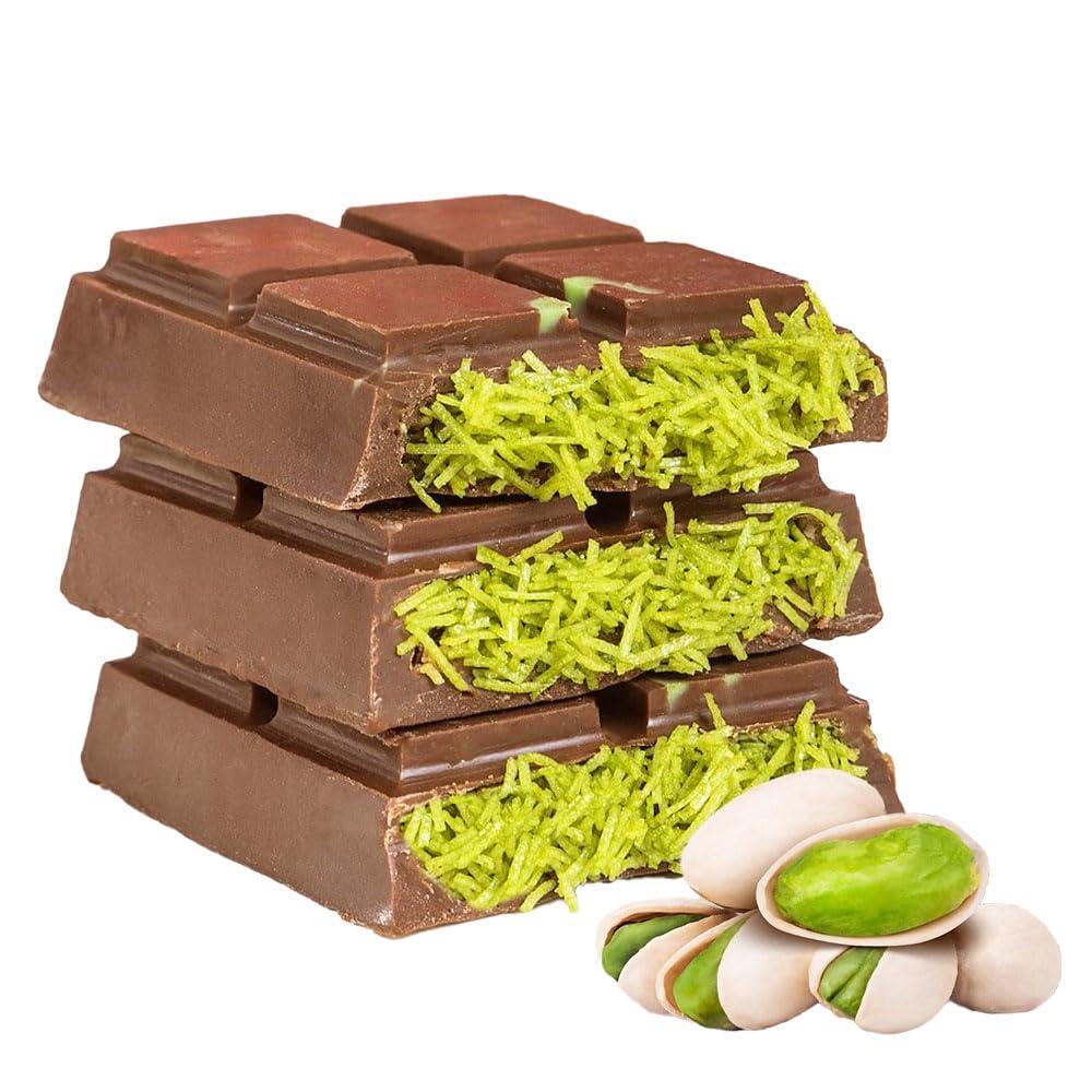 Phuumy Dubai Chocolate Bar Pistachio, Sandwich Filling Mildly Bitter But Not Greasy Halloween Treats Nutty Fruity Dubai Chocolate 2.47oz