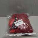 Dotoner Dog Sweater Warm Fleece Pullover Winter Sweatshirt with Turtleneck Leash Opening Waterproof Back Four Leg Cozy Clothes for Medium Large and Small Dogs (Red)