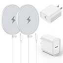 [Apple MFi Certified]Long Magnetic Wireless iPhone Charger,10FT Mag Safe Charger Mag-Safe Charging Magnet Charge Pad 10Feet 2Pack for iPhone 17 Pro Max/17Pro/iPhone 16ProMax/16Plus/15/14/13/12/AirPods