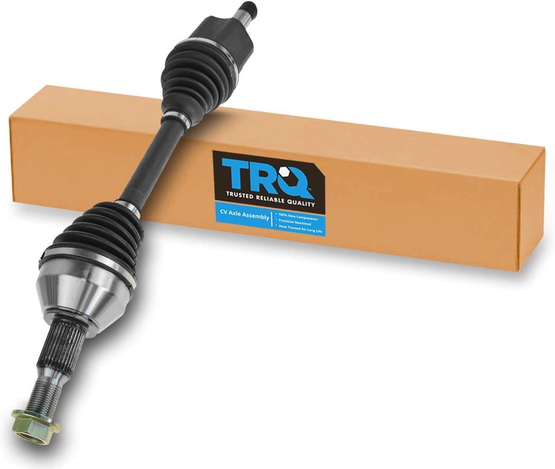 TRQ Front Left CV Axle Shaft Assembly Drivers Side Compatible with 2008-2017 Buick Enclave 2009-2017 Chevrolet Traverse 2007-2017 GMC Acadia 2017 Acadia Limited 2007-2010 Saturn Outlook
