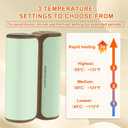 2 Pack Hand Warmers Rechargeable, Portable Electric Hand Warmers Reusable Fast Heating, Fits in Gloves for Winter Sports Hunting Accessories Outdoor/Indoor/Warm Gifts for Men Women (Green)