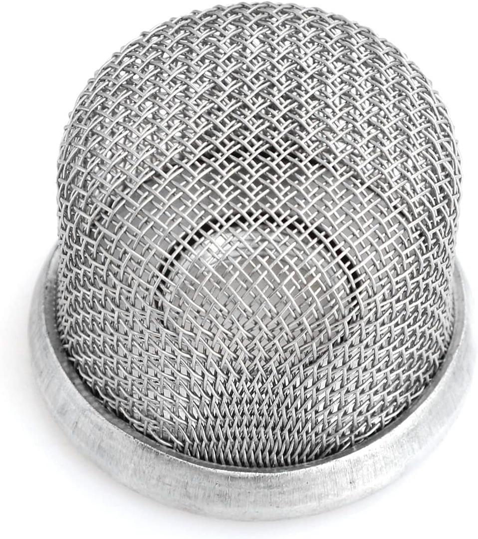 heyous Pump Inlet Strainer Stainless Steel Sprayer Strainer Inlet Suction Strainer Mesh Filter Intake Hose Double Screen with 3/4" Thread