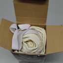 Biscaynebay Wrap Around Bed Skirts with Split Corners for King Beds 14" Drop, Ivory Elastic Dust Ruffles Adjustable Easy Fit Wrinkle & Fade Resistant Silky Luxurious Fabric Machine Washable