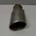 Exhaust Tip, 2-2.75 inch inlet adjustable, Fit 2''/2.25''/2.5''/2.75'' Outer diameter Tailpipe, 4''Outlet 7.5''Long Muffler Tip, Chrome Stainless Steel Tail Tip