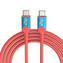 240W USB C to USB C Cable, 3.3 FT Thunderbolt 4 Cable Supports 8K Display/40Gbps Data Transfer/240W Fast Charging, for iPhone 15 Pro, MacBooks, iPad Pro and Dell XPS (2 Packs)