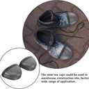 1 Pair Metal Foot Guard Toe Cover Composite Toe Inserts Work Toe Guard Steel Toe Cover Work Boot Toe Cover Work Boots Steel Toe Caps Accessories Men and Women Steel (US Size Man 7, Women 8.5)