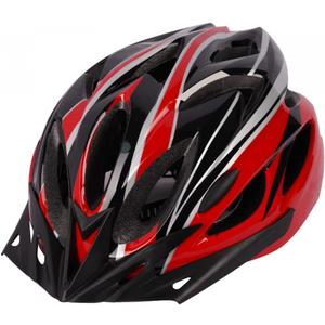 YHNJI Factory Direct Supply of Integrated Bicycle Helmet Bicycle Mountain Bike Road Riding Helmet Bicycle Helmet (Red-black)