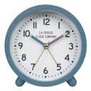 La Crosse Clock Co. 4.4" Analog Quartz Alarm Clock - Teal