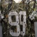 SOLY HUX Mens Jersey Y2k Baggy Shirts Graphic Tees Oversized V Neck Tshirts Summer Tops, 3XL