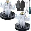 2 Pack Pre-Greased 918-04197B Spindle Assembly Replaces MTD 918-04197A Spindle Assembly 618-04197 MTD Spindle 5.75 618-04197B 618-04197 Spindle 618-0324 918-04197 918-0427C 918-0427D 618-0427